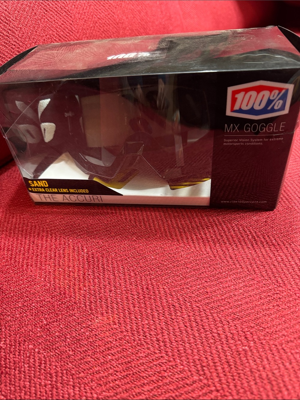 100% MX Goggle - Grey Smoke Lens